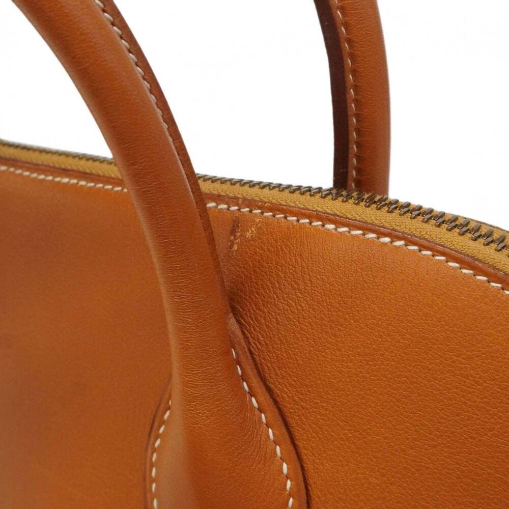 Hermes Bolide 35 Handbag, Veau Gulliver Leather, Gold, ○W Stamp, 2-way bag fo... - Picture 8 of 14